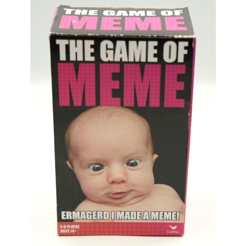 The Game of Meme Card Game by Cardinal‎ - Used (Cards & Box Only)
